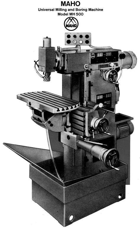 maho milling machine